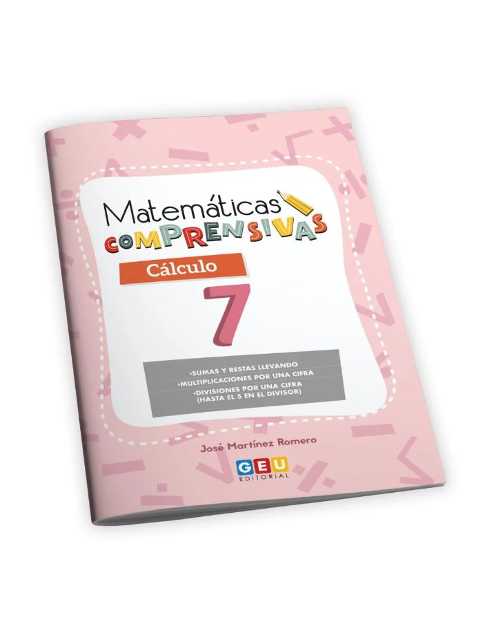 Cuaderno de Refuerzo de Matemáticas comprensivas - Cálculo 7